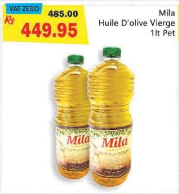 Mila Huile D'Olive Vierge 1lt Pet