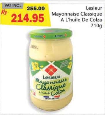 Lesieur Mayonnaise Classique A L'huile De Colza 710g