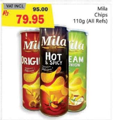 Mila Chips 110g (All Refs)