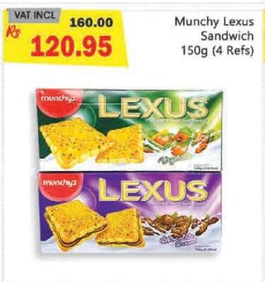 Munchy Lexus Sandwich