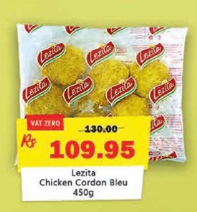 Lezita Chicken Cordon Bleu 450g