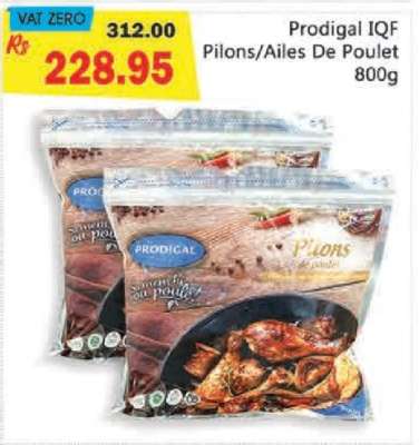 Prodigal IQF Pilons/Ailes de Poulet 800g