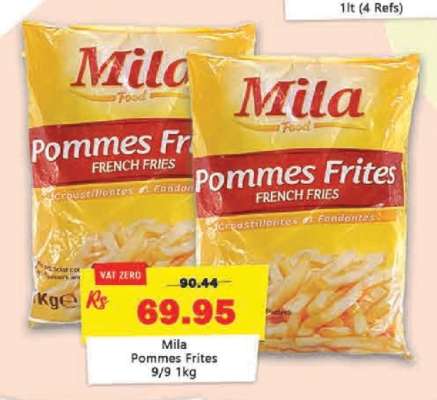 Mila Pommes Frites 9/9 1kg