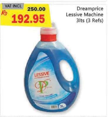 Dreamprice Lessive Machine 3lts (3 Refs)