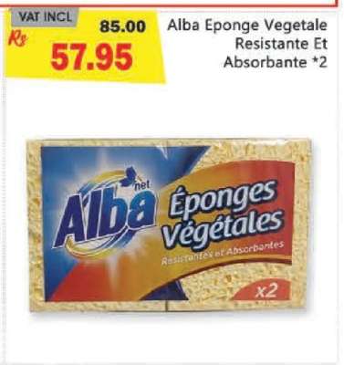 Alba Eponge Vegetale Resistante Et Absorbante *2