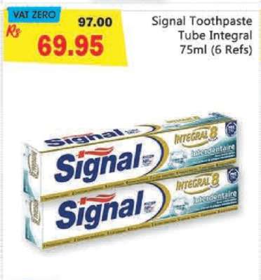 Signal Toothpaste Tube Integral 75ml (6 Refs)