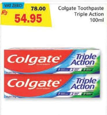 Colgate Toothpaste Triple Action 100ml