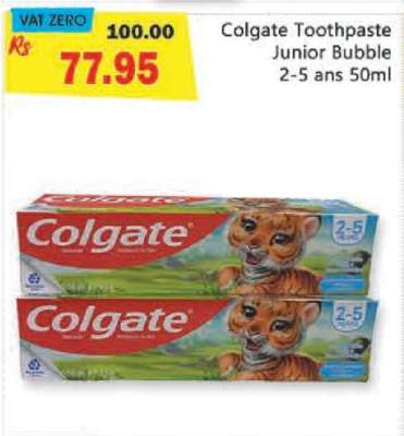 Colgate Toothpaste Junior Bubble