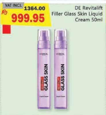 DE Revitalift Filler Glass Skin Liquid Cream 50ml