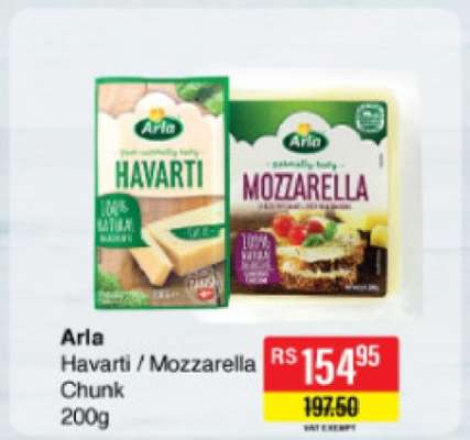Arla Havarti / Mozzarella Chunk