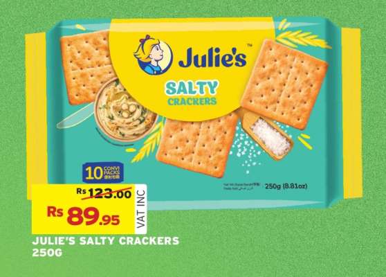Julie's Salty Crackers