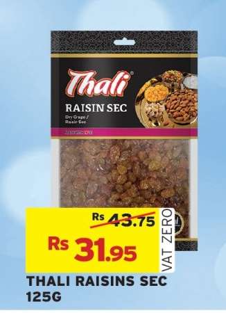 THALI RAISINS SEC