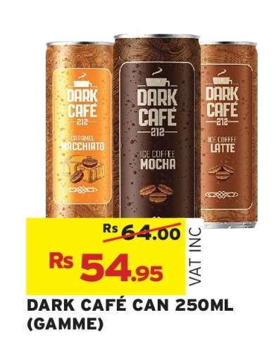 DARK CAFE CAN 250ML (GAMME)