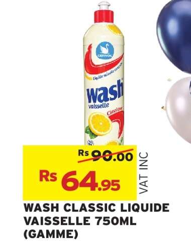 WASH CLASSIC LIQUIDE VAISSELLE 750ML (GAMME)