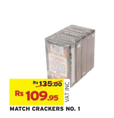 MATCH CRACKERS NO. 1