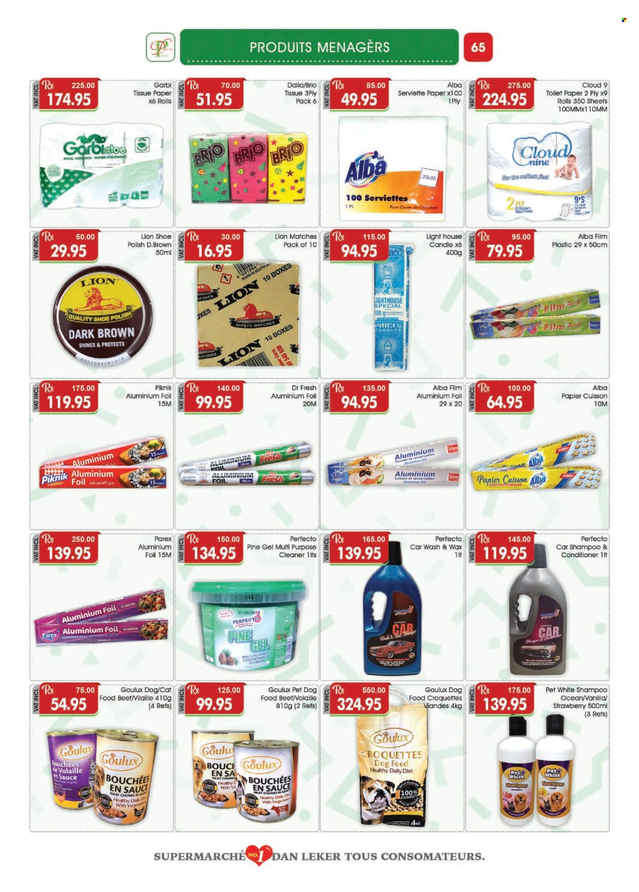 thumbnail - <magasin> - <du DD/MM/YYYY au DD/MM/YYYY> - Produits soldés - ,<products from flyers>. Page 65.