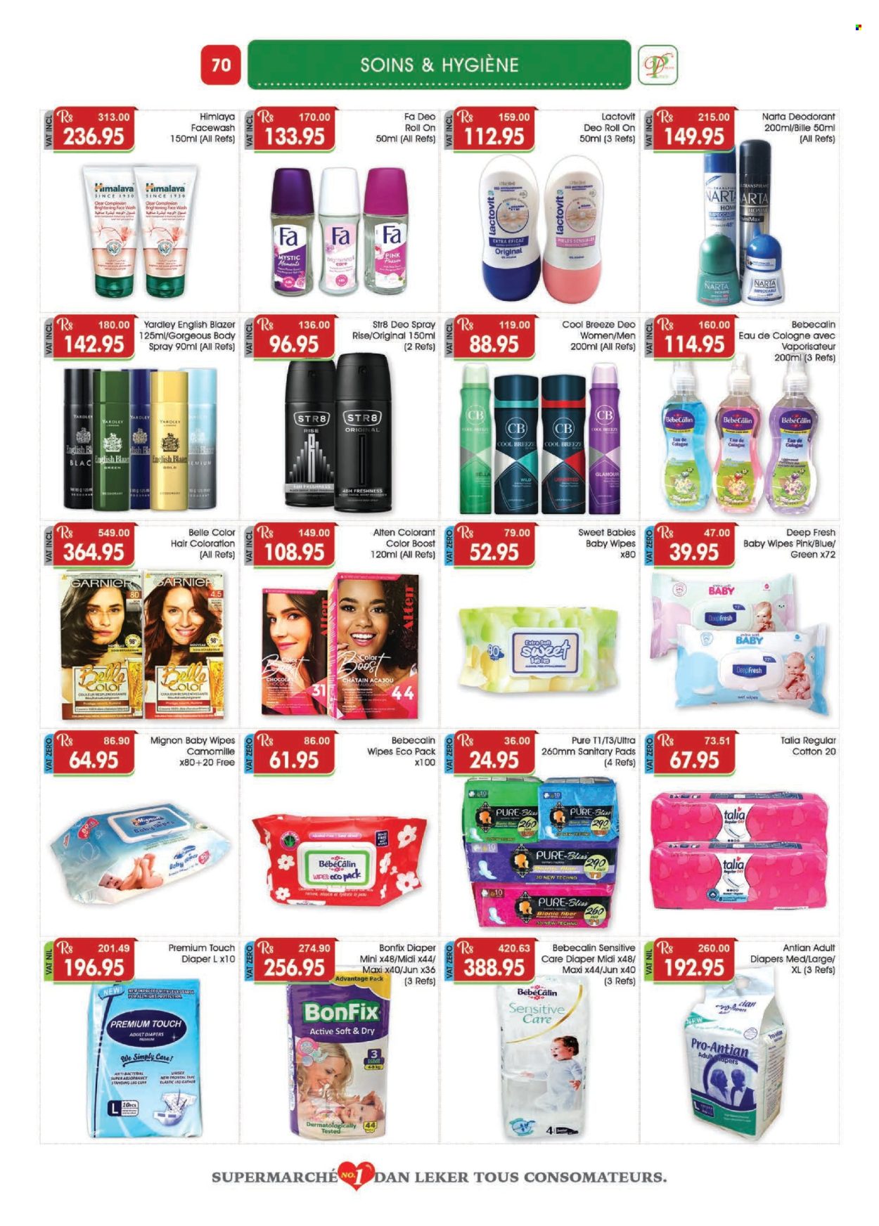 thumbnail - <magasin> - <du DD/MM/YYYY au DD/MM/YYYY> - Produits soldés - ,<products from flyers>. Page 70.