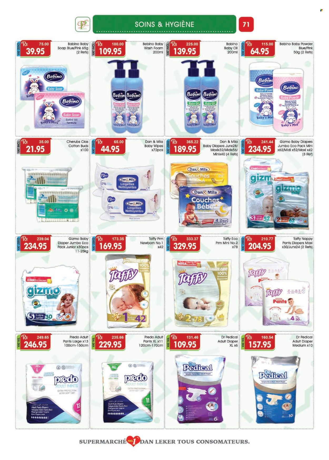 thumbnail - <magasin> - <du DD/MM/YYYY au DD/MM/YYYY> - Produits soldés - ,<products from flyers>. Page 71.