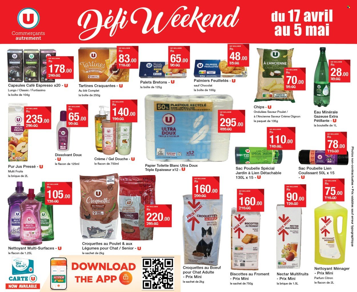 thumbnail - <magasin> - <du DD/MM/YYYY au DD/MM/YYYY> - Produits soldés - ,<products from flyers>. Page 1.