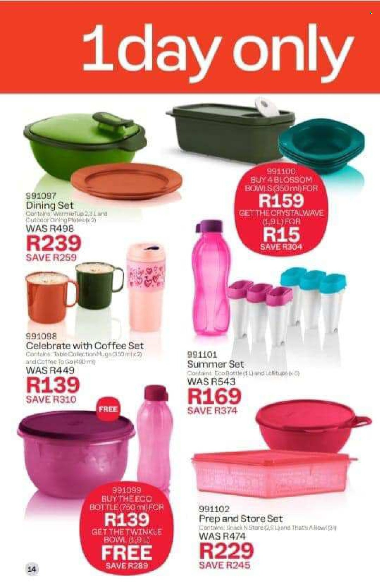 Catalogue Tupperware. Page 1