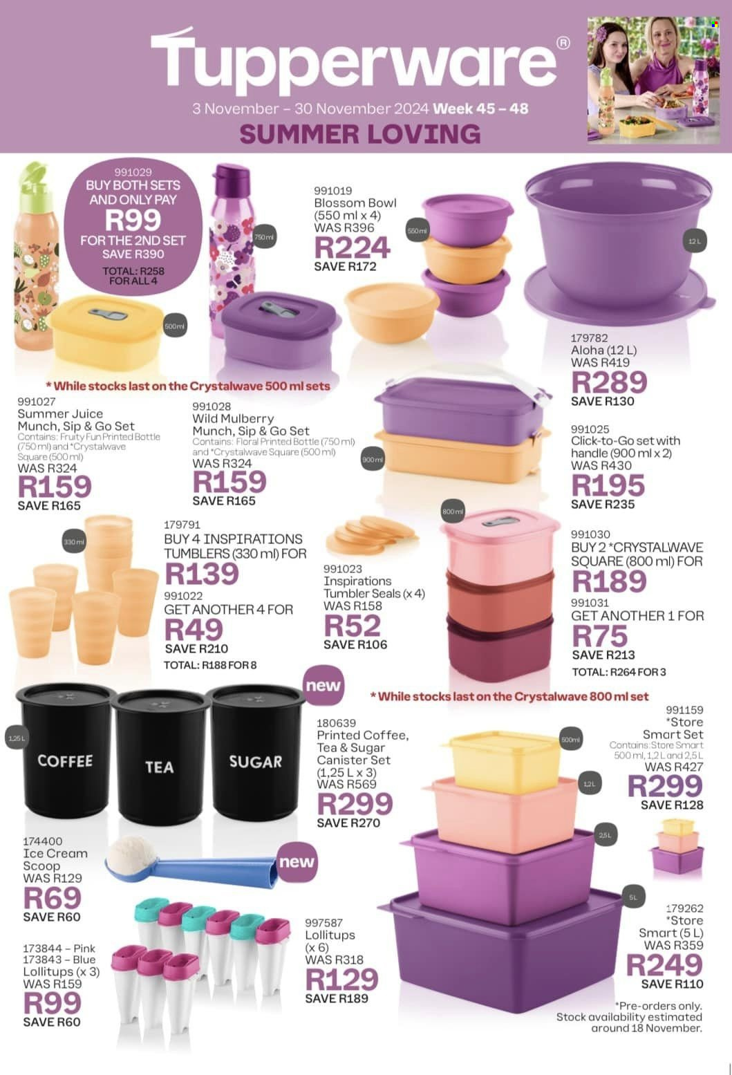 Catalogue Tupperware - 03/11/2024 - 30/11/2024. Page 1