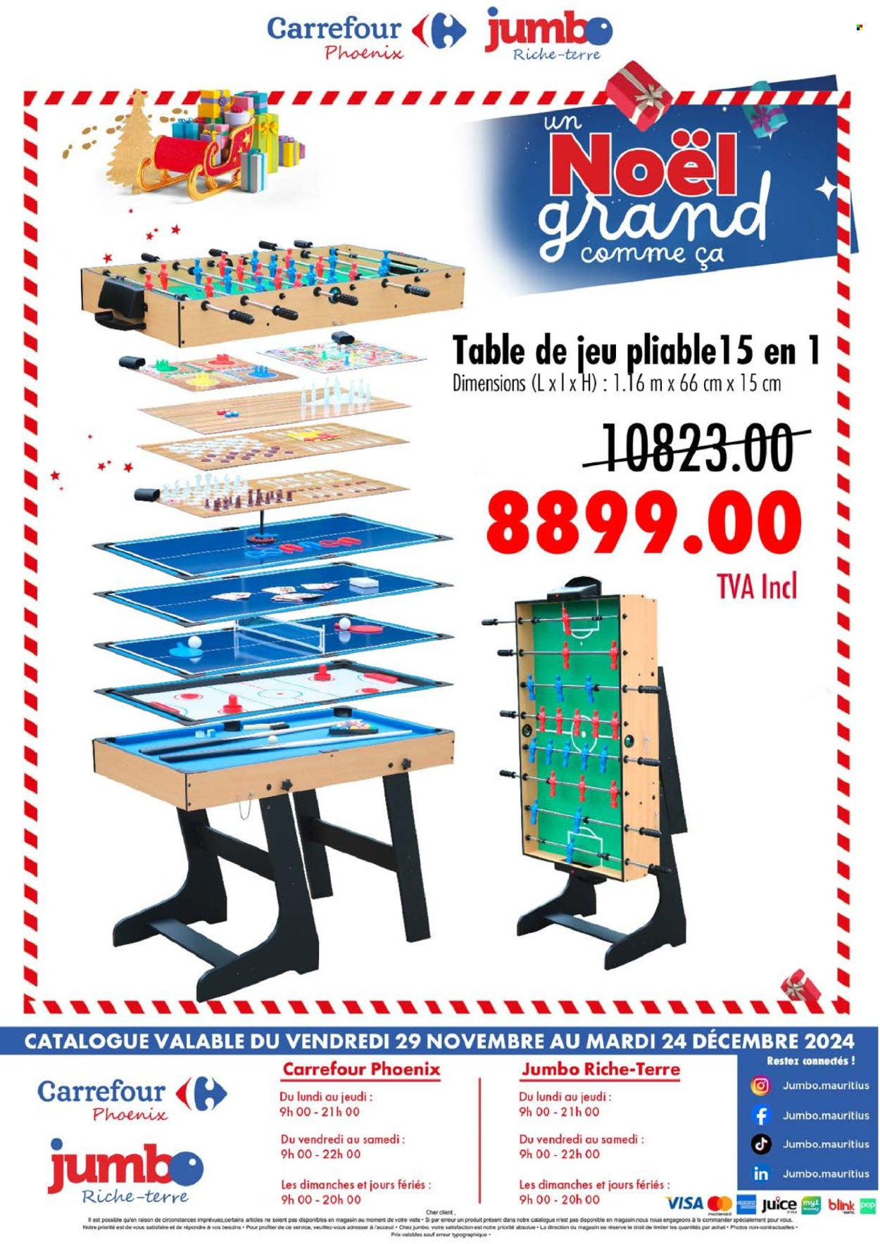 Catalogue Jumbo - 29/11/2024 - 24/12/2024. Page 1