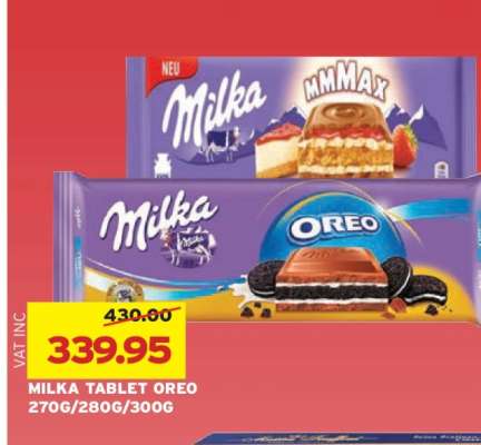 MILKA TABLET OREO