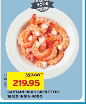 CAPTAIN HOOK CREVETTES