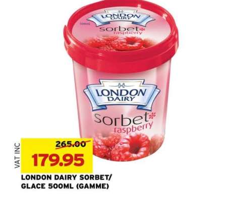 London Dairy Sorbet Raspberry